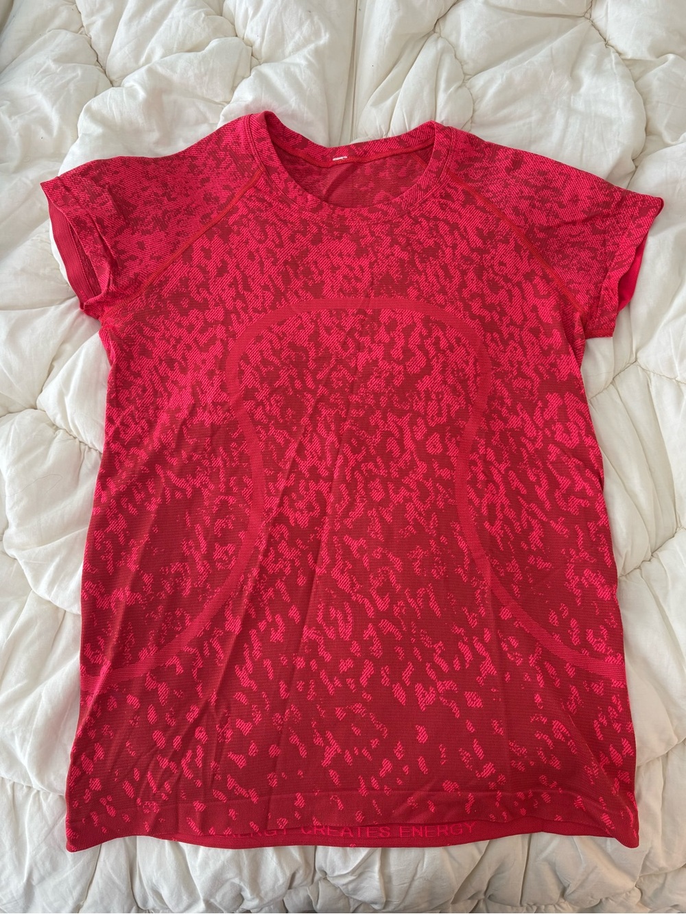 lululemon athletica Short-Sleeve Performance Tee in Bright Pink-Red